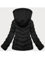 Dámska krátka páperová zimná bunda Black (5m726-392) Dámska krátka páperová zimná bunda Black (5m726-392)