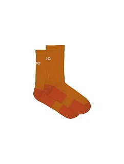 Cyklistické ponožky POC Motion MTB Socks, hnedé