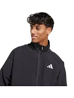 Pánska bunda adidas Essential Small Logo Windbreaker, čierna, JM1772 Pánska bunda adidas Essential Small Logo Windbreaker, čierna, JM1772