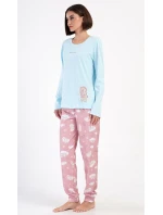 Dámske dlhé pyžamo Medveď s vankúšom