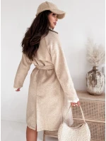 NANCY dámsky svetlý béžový kabát FashionStreet TY3884