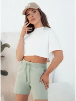 SWAN dámske šortky tmavozelené FashionStreet SY0328