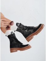 Dámske viazané topánky HARDSTEP black FashionStreet ZY0531