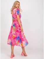 Šaty DHJ SK 11331 4.99 tmavo ružová