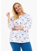 Cornette 732/452 Amelia 2 3/4 3XL-5XL dámske pyžamo Cornette 732/452 Amelia 2 3/4 3XL-5XL dámske pyžamo