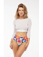Julimex Flower Folk Jednoduché maxi nohavičky S-2XL