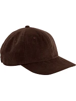 Beechfield B 682 6-panelová čiapka s výložkou „Heritage Cord Cap“ 53.0682 hnedá
