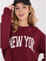 Mikina WT BL A1062.29 bordová Mikina WT BL A1062.29 bordová