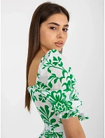 Dámske šaty LK SK 508944.45P bielo-zelené - Fprice