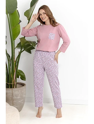 Pyžamo Taro 3629 Agnessa s dlhými rukávmi, veľkosti S–XL, Z26/27 Pyžamo Taro 3629 Agnessa s dlhými rukávmi, veľkosti S–XL, Z26/27
