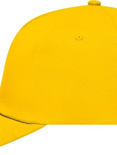 Daiber MB 1 – 5-panelová reklamná čiapka s výstužou 03.0001, zlatožltá