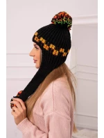 Dámska ušianka Nadia K321 čierna