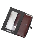 Peňaženka Semiline RFID P8262-2 Maroon