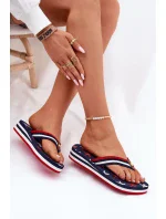 Dámske žabky na klinoch Big Star - tmavomodré Dámske žabky na klinoch Big Star - tmavomodré