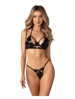 Dámsky sexy set Keira Lise black - Obsessive Dámsky sexy set Keira Lise black - Obsessive