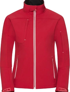 Russell Athletic 410F Dámska 3-vrstvová softshellová bunda Bionic 10.410F classic red