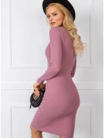 RV SK šaty R5133.07P tmavo ružová