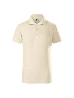 Detské polo tričko Pique Polo v mandľovej farbe Detské polo tričko Pique Polo v mandľovej farbe