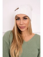Fleecová čiapka Paulina K227 biela