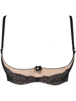 Dámska podprsenka V-9891 čierna a béžová - Axami