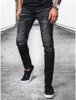 Pánske sivé nohavice FashionStreet UX3917