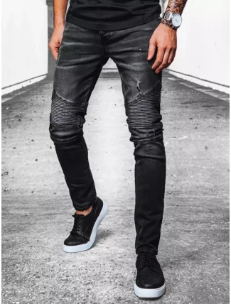 Pánske sivé nohavice FashionStreet UX3917