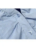 Svetlomodrá nadrobno pruhovaná dámska košeľa (SSY2026) Svetlomodrá nadrobno pruhovaná dámska košeľa (SSY2026)