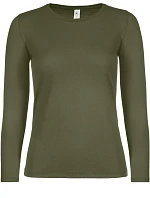 B&C #E150 LSL /women Dámske tričko s dlhým rukávom 01.006T urban khaki B&C #E150 LSL /women Dámske tričko s dlhým rukávom 01.006T urban khaki