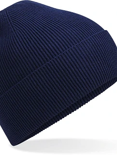 Beechfield B 51N Pletená čiapka z bio bavlny 53.051N oxford navy
