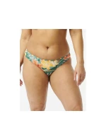 RIP CURL Brazilian Soul Revo Cheeky zeleno-žlté plavky RIP CURL Brazilian Soul Revo Cheeky zeleno-žlté plavky