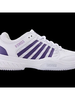 Tenisky K-swiss COURT EXPRESS 2 CLAY WHITE/PURPLE HAZE/NEON LAVENDER-M (94429-151-M)