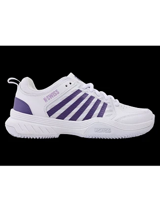 Tenisky K-swiss COURT EXPRESS 2 CLAY WHITE/PURPLE HAZE/NEON LAVENDER-M (94429-151-M)
