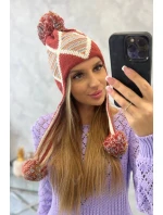 Dámska klapka na uši Eunika K322 červená