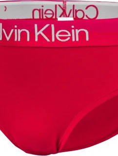 Dámske nohavičky s vysokým pásom QF6718E - XMK - Červená - Calvin Klein