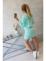 Súprava blúzky so sukňou mint