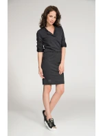 Dámske šaty značkové voľnočasové čierne - Čierna - Numinou Dámske šaty značkové voľnočasové čierne - Čierna - Numinou