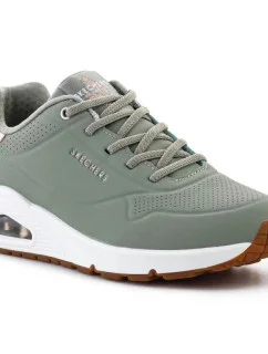 Dámska športová obuv 155196-SAGE Olive with Gold - Skechers