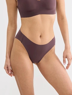 Dámske nohavičky sloggi ZERO Feel 2.0 High leg, hnedé Merlot - SLOGGI
