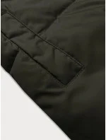 Obojstranná dámska vesta typu "lamb" v army farbe J Style (16M9166-136) Obojstranná dámska vesta typu "lamb" v army farbe J Style (16M9166-136)