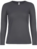 B&C #E150 LSL /women Dámske tričko s dlhým rukávom 01.006T tmavošedé B&C #E150 LSL /women Dámske tričko s dlhým rukávom 01.006T tmavošedé