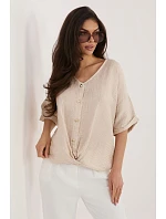 Košeľa s krátkym rukávom model 226471 Taliansko Moda