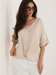 Košeľa s krátkym rukávom model 226471 Taliansko Moda Veľkoobchod so spodným prádlom, oblečením a obuvou. Dámska móda, dámske spodné prádlo, dámska obuv v Matterhorn