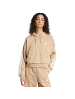 Dámska mikina Essentials French Terry Quarter Zip Hoodie beige JX7676