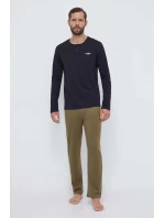 Pánske pyžamo U3BX00KBZG0 F817 khaki/čierne - Guess