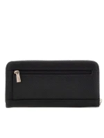 DÁMSKA PEŇAŽENKA GUESS ČIERNA S TROJUHOLNÍKOVÝM LOGOM LAUREL II DÁMSKA PEŇAŽENKA GUESS ČIERNA S TROJUHOLNÍKOVÝM LOGOM LAUREL II