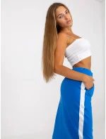 Dámska tepláková sukňa RV SD 8073.73P Tmavomodrá s bielou - Rue Paris Dámska tepláková sukňa RV SD 8073.73P Tmavomodrá s bielou - Rue Paris