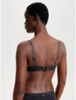 Dámska podprsenka TONAL LACE DEMI-CUP BRA UW0UW04546 BDS Black - Tommy Hilfiger