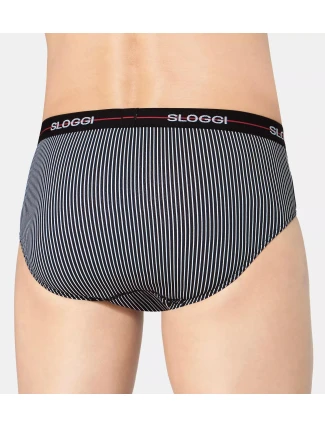 sloggi pánske Start Midi C2P box - RED - SLOGGI RED - SLOGGI