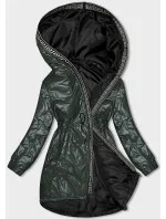 Dámska bunda S'West s ozdobným prešívaním Dark Green (B8146-10)