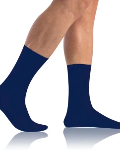 Klasické pánske ponožky BAMBUS COMFORT SOCKS - BELLINDA - tmavomodré